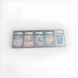 Pokemon Graded Promo Card Lot: Scizor, Mew, Wigglytuff Moltres and Zacian rares - Image 1