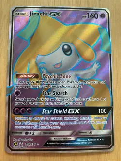 Jirachi GX 79a/236 Unified Minds Alt Full Art Pokemon TCG Card NM - Image 1