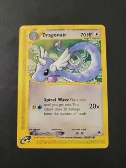 MP Dragonair 75/165 Uncommon Non-Holo E-Reader Expedition Pokemon TCG Card - Image 1