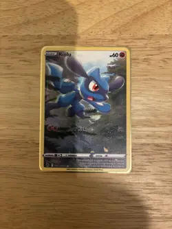 Pokemon TCG Riolu GG26/GG70 Gold Metal Card - Collectible Gift/Display - Image 1