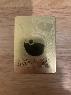 Pokemon TCG Arceus XY116 Gold Metal Card - Collectible Gift/Display - Image 2