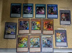 YU-GI-OH BURST PROTOCOL 13 HOLO CARD LOT 3 SECRETS SUPERS SEALED TOKENS - Image 1