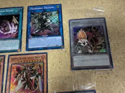 YU-GI-OH BURST PROTOCOL 13 HOLO CARD LOT 3 SECRETS SUPERS SEALED TOKENS - Image 5