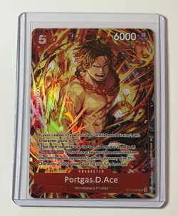 Portgas.D.Ace (Illustration Box Vol.5) ST15-005 One Piece Promotion Card Foil - Image 1