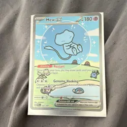 Pokemon Mew EX 180 HP Basic Foil Card PM4 232/091 EX Nintendo Psychic - Image 1