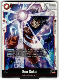 Son Goku FB01-139 SCR Dragon Ball Fusion World Super Card - Image 1