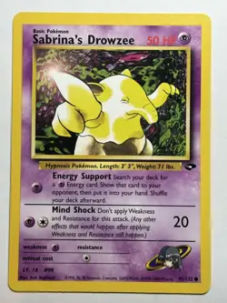 Sabrina's Drowzee Gym Challenge 095/132 Pokemon card LP-NM - Image 1