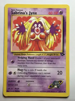 Sabrina's Jynx Gym Challenge 057/132 MP-LP Pokemon Card - Image 1