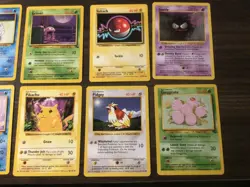 Lot Of 10 Vintage Non-Holo Pokemon Cards With Pikachu - No Duplicates - NICE! - Image 3