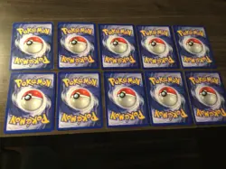 Lot Of 10 Vintage Non-Holo Pokemon Cards With Pikachu - No Duplicates - NICE! - Image 4
