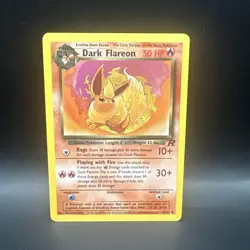 Dark Flareon 35/82 Uncommon Team Rocket Pokemon Card - Image 1