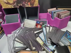 Magic The Gathering Huge Lot 800+ Cards Deck Boxes Dice Sleeves Ultra Pro MTG Co - Image 3