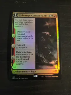 NM FOIL Extended Art Hidetsugu Consumes All Vessel of the All-Consuming #486 - Image 1
