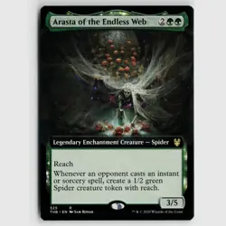 MTG Arasta of the Endless Web Extended Art #325 Theros Beyond Death Normal R NM - Image 1