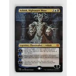 MTG Ashiok Nightmare Muse Borderless #256 Theros Beyond Death Normal M NM Magic - Image 1