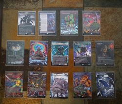 MTG TMNT Lot 14 Showcase Mythic Borderless Foil Dark Leo Shredder Brainstorm - Image 1