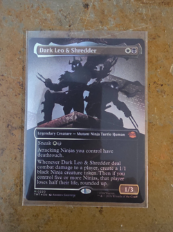MTG TMNT Lot 14 Showcase Mythic Borderless Foil Dark Leo Shredder Brainstorm - Image 2