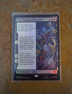 MTG TMNT Lot 14 Showcase Mythic Borderless Foil Dark Leo Shredder Brainstorm - Image 3