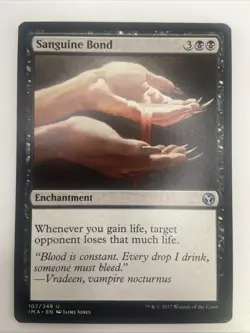 1x Sanguine Bond NM MTG - Iconic Masters Magic The Gathering - Image 1