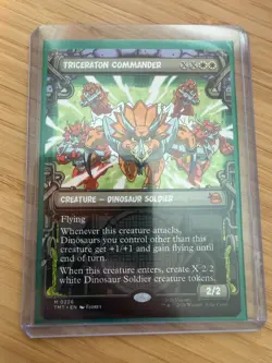 Triceraton Commander (Showcase) Mythic MTG Ninja Turtles - Image 1