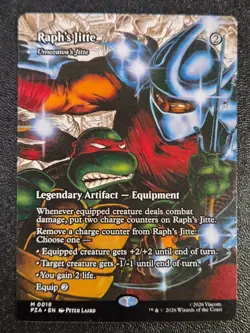Raph's Jitte - Umezawa's Jitte (Borderless) M TMNT Eternal-Legal 19 NM - Image 1