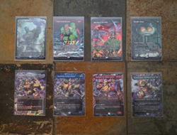 MTG TMNT Lot 10 Showcase Mythic Foil Leonardo Cutting Edge Raphael Underworld - Image 1