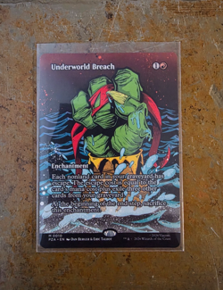 MTG TMNT Lot 10 Showcase Mythic Foil Leonardo Cutting Edge Raphael Underworld - Image 3