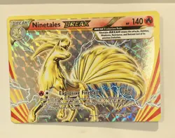 Pokemon Ninetales BREAK Holo Rare 16/108 Evolutions 140HP Explosive Fireball - Image 1