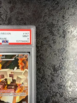 2025 POKEMON MEGA EVOLUTION EN GARGANACL ILLUSTRATION RARE #147 MINT 💎 PSA 9 - Image 2