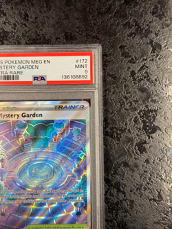 2025 POKEMON MEGA EVOLUTION EN MYSTERY GARDEN ULTRA RARE #172 MINT 💎 PSA 9 - Image 2