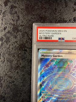 2025 POKEMON MEGA EVOLUTION EN MYSTERY GARDEN ULTRA RARE #172 MINT 💎 PSA 9 - Image 3