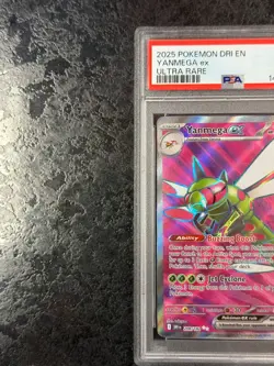 2025 POKEMON DESTINED RIVALS EN YANMEGA ex ULTRA RARE #206 MINT 💎 PSA 9 - Image 3