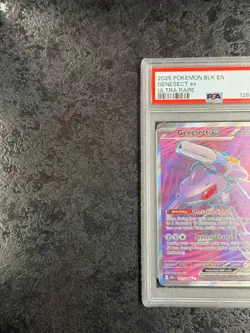 2025 POKEMON BLACK BOLT EN GENESECT ex ULTRA RARE #161 MINT 💎 PSA 9 - Image 3