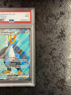 2025 POKEMON PHANTASMA FLAMES EN EMPOLEON ex ULTRA RARE #114 MINT 💎 PSA 9 - Image 2