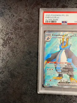 2025 POKEMON PHANTASMA FLAMES EN EMPOLEON ex ULTRA RARE #114 MINT 💎 PSA 9 - Image 3