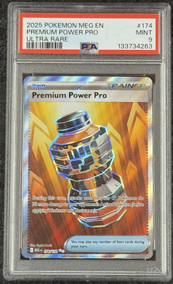 2025 POKEMON MEG EN PREMIUM POWER PRO ULTRA RARE #174 MINT GEM 💎 PSA 9 - Image 1