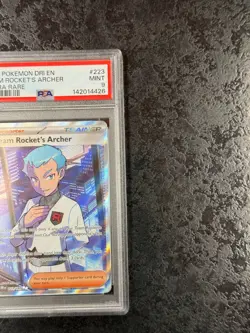2025 POKEMON DESTINED RIVALS TEAM ROCKET'S ARCHER ULTRA RARE #223 MINT 💎 PSA 9 - Image 2