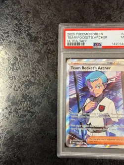 2025 POKEMON DESTINED RIVALS TEAM ROCKET'S ARCHER ULTRA RARE #223 MINT 💎 PSA 9 - Image 3