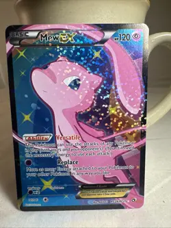 EX HOLO Mew RC24/RC25 PL - Legendary Treasures Radiant Collection Pokemon Card - Image 1