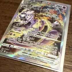 Pokemon Mewtwo VSTAR Ultra Rare Crown Zenith: Galarian Gallery GG44/GG70 - Image 3