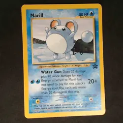 Marill 29/53 WoTC Black Star Promo non-holo Pokemon Card Vintage NM #29 - Image 1