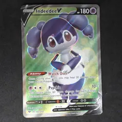 Indeedee V (Full Art) 192/202 Swsh01: Sword & Shield Holo Pokemon Card NM - Image 1