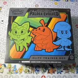 Pokemon TCG Paldea Evolved Elite Trainer Box Sealed ETB - b - Image 1