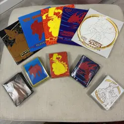 Pokemon ETB Player’s Guides Lot Of 5- VV, SF, DA, BS, & S&S, + Matching Sleeves - Image 1
