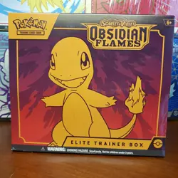 Pokemon Scarlet & Violet Obsidian Flames Elite Trainer Box (ETB) Sealed - Image 1