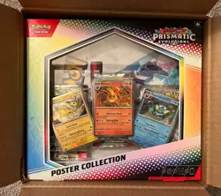 Pokemon TCG Prismatic Evolutions Poster Collection Box Sealed x6 (Lot of 6) - Image 1