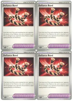 4x Pokemon TCG Defiance Band 169/198 Sv01: Scarlet & Violet Base Regular Playset - Image 1