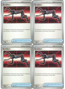 4x Pokemon TCG Grabber 162/165 Sv: Scarlet & Violet 151 Regular Playset - Image 1