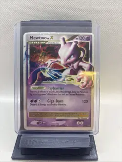 2008 Pokemon TCG Mewtwo LV.X DP28 Diamond & Pearl Promo Holo English - Image 1