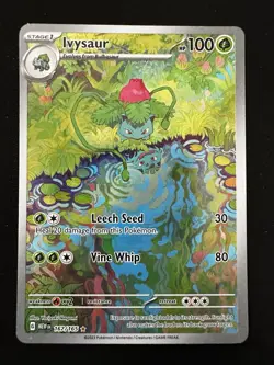 Pokemon TCG Ivysaur Scarlet & Violet 151 IR #167/165 Near Mint - Image 1